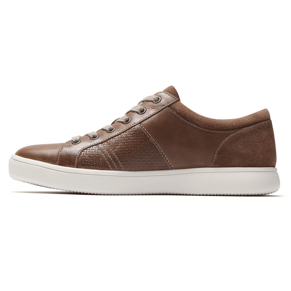 Rockport Mens Sneakers Brown - Colle Tie - UK 746-BEYZFS